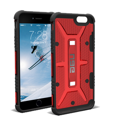 UAG Case-Red/Black(Magma), iPhone 6/6s Plus